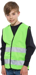 Korntex KXW - High Visibility Safety Vest Kids Lime Green