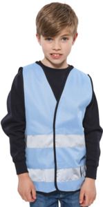 Korntex KXW - High Visibility Safety Vest Kids Sky Blue