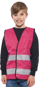 Korntex KXW - High Visibility Safety Vest Kids Magenta