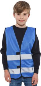 Korntex KXW - High Visibility Safety Vest Kids Blue