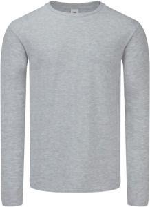 Fruit Of The Loom F61446 - Iconic 150 Classic Long Sleeve T-Shirt Heather Grey
