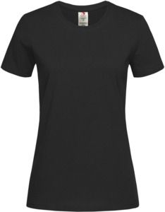 Stedman ST2620 - Classic Organic T-Shirt Crew Neck Ladies Black Opal