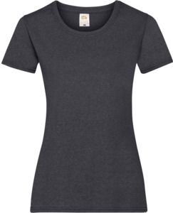 Fruit Of The Loom F61372 - LadyFit Valueweight T-Shirt Dk Heather