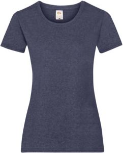 Fruit Of The Loom F61372 - LadyFit Valueweight T-Shirt Heather Navy