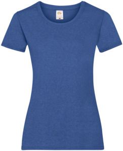 Fruit Of The Loom F61372 - LadyFit Valueweight T-Shirt Heather Royal