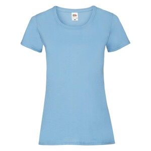 Fruit Of The Loom F61372 - LadyFit Valueweight T-Shirt Sky Blue