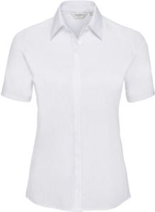 Russell Collection R961F - Ultimate Stretch Short Sleeve Shirt Ladies White