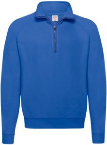 Fruit Of The Loom F62114 - Classic Zip Neck Sweat Royal