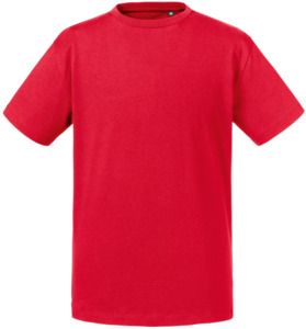 Russell Pure Organic R108B - Pure Organic T-Shirt Kids Classic Red