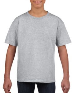 Gildan G64000B - Softstyle Ringspun Cotton T-Shirt Kids Sport Grey