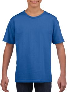 Gildan G64000B - Softstyle Ringspun Cotton T-Shirt Kids Royal