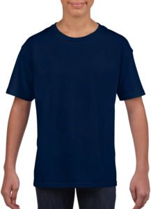 Gildan G64000B - Softstyle Ringspun Cotton T-Shirt Kids Navy