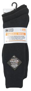 Work Force WFH0050 - Classic Thermal 3 Pack Sock Black