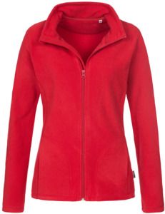 Stedman ST5100 - Outdoor Ladies Active Outdoor Full Zip Fleece Scarlet Red