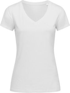 Stedman ST9310 - Green Urban Janet Organic V-Neck T-Shirt Ladies White