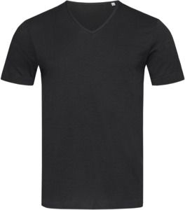 Stedman ST9410 - Shawn V-Neck Slub T-Shirt Black Opal