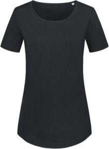 Stedman ST9320 - Green Urban Organic Ladies Slub T-Shirt Black Opal
