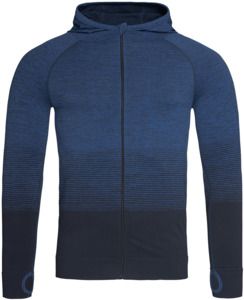 Stedman ST8820 - Sports Seamless Raglan Jacket Mens Blue Transition