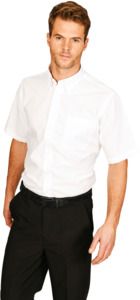 Absolute Apparel AA304 - Shirt Oxford Short Sleeve White