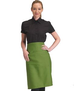 Dennys DDP110 - Recycled Waist Apron 24in With Pocket Light Olive