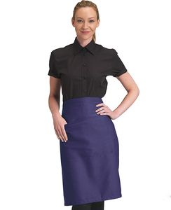 Dennys DDP110 - Recycled Waist Apron 24in With Pocket Purple