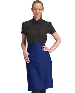 Dennys DDP110 - Recycled Waist Apron 24in With Pocket Sapphire