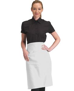 Dennys DDP110 - Recycled Waist Apron 24in With Pocket White