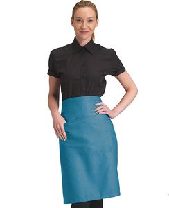 Dennys DDP110 - Recycled Waist Apron 24in With Pocket Mid Blue