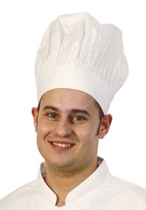 BonChef B802 - Tall Chef Hat White