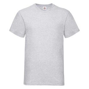Fruit Of The Loom F61066 - Valueweight T-Shirt V-Neck Heather Grey