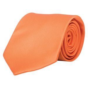 Korntex KXTIE8 - Tie Satin Silk Classic Orange