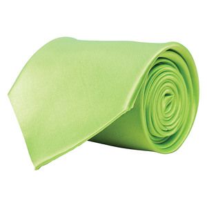 Korntex KXTIE8 - Tie Satin Silk Classic Lime Green