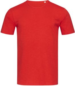 Stedman ST9400 - Shawn Slub Crew Neck T-Shirt Crimson Red