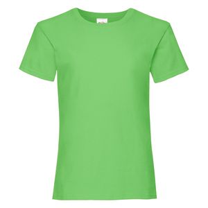 Fruit Of The Loom F61005 - Valueweight T-Shirt Girls Lime