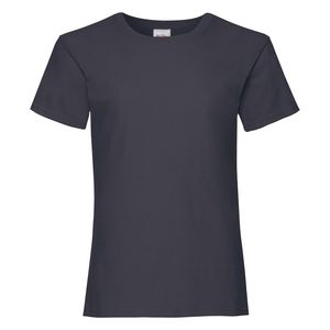 Fruit Of The Loom F61005 - Valueweight T-Shirt Girls Deep Navy