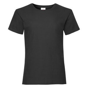 Fruit Of The Loom F61005 - Valueweight T-Shirt Girls Black