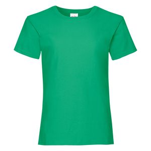 Fruit Of The Loom F61005 - Valueweight T-Shirt Girls Kelly Green