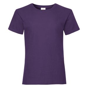 Fruit Of The Loom F61005 - Valueweight T-Shirt Girls Purple