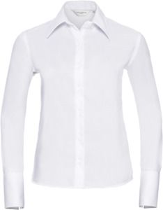 Russell Collection R956F - Ultimate Non Iron Long Sleeve Shirt Ladies White