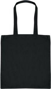 Absolute Apparel AA550 - Cotton Shopper Bag Long Handle Black