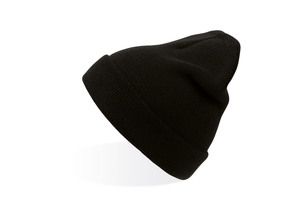Atlantis ACPURB - Pure Beanie Recycled With Turn Up Black
