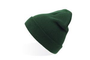 Atlantis ACPURB - Pure Beanie Recycled With Turn Up Bottle Green
