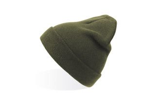Atlantis ACPURB - Pure Beanie Recycled With Turn Up Olive