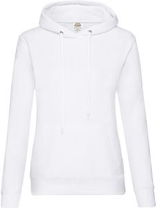Fruit Of The Loom F62038 - LadyFit Hooded Sweat White