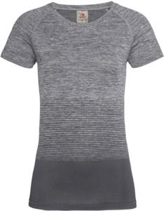 Stedman ST8910 - Sports Seamless Raglan Flow T-Shirt Ladies Lt Grey Transition