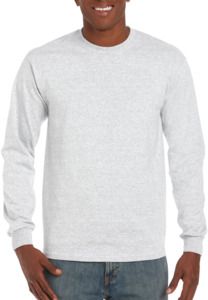 Gildan G2400 - Adult Ultra Cotton® Long Sleeve T-Shirt Ash