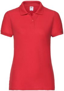 Fruit Of The Loom F63212 - Ladies 65/35 Polo Red