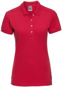 Russell R566F - Stretch Polo Ladies Classic Red
