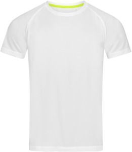 Stedman ST8410 - Sports Raglan Mesh Mens T-Shirt White