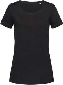 Stedman ST9500 - Sharon Slub Crew Neck T-Shirt Black Opal